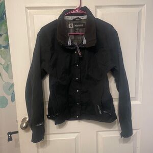 Marmot Black Full Zip Jacket with Pit Zip-L